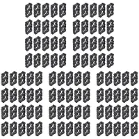 Torribaly 100X 18650 Litiumbatteri Dubbelhållarfäste för Gör-Det-Själv-Cellpaket Svart