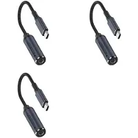 Torribaly 3X Hona-Ingång Till USB C PD Hane Strömladdningskabel, 100W DC4506 Typ-C Laddningskabel för Telefoner, Surfplattor, TWS, Bärbara Datorer