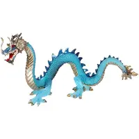Torribaly Feng Shui Drakestaty Lucky Dragon Staty Dekoration Realistisk Bordsdekor Djurens Mittpunkt Skulpturfigurer A