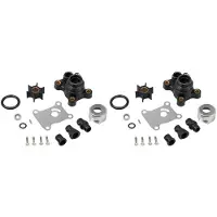 ISTOVO 2X Vattenimpellersats för Johnson Evinrude 9.9HP 15 0394711 394711 18-3327