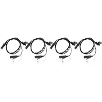 Torribaly 4X Walkie Talkie Air Acoustic Tube PPT Headset Earpiece for Xir P6600 P6620 XPR3300 XPR3500 MTP3250