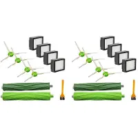 ISTOVO 2 Set för i- och E-Serien I7 I7+ I8 I3 I6+ E5 E6 E7 Huvudborstefilter Sidoborste Dammsugare Tillbehör