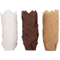 Semoic 300st Muffinskoppar Bakpapper Muggar Cupcake för Bröllopsfest Födelsedag Oljefasta Muffins Liner Bakning Tårta Wrap-Fodral