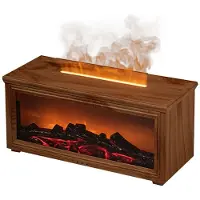 Torribaly Aromaterapidiffusor Simulering Öppen Spis med Dynamisk Flameffekt Färgglad Aromaterapidiffusor för Hem och Kontor A