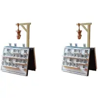 Semoic 2X PlayBook'D - Hangman Board Game, Portable Games, Magnetic Hangman, Vocabulary Words Spelling Challenge Table Games
