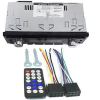 Jojomino Bil-MP3 -Radio Dubbelt USB-Uttag med Snabbladdningsfunktion Lastbil 24v FM Trådlös Kortläsare 12v HiFi