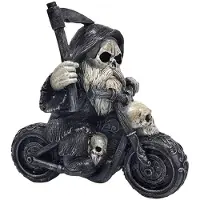 Semoic Skötselstaty, Skrivbordsskelett, Skötselstaty, Dekorativ Figur för Temabarer, Halloween-Matbord, Sängbord, Fönster