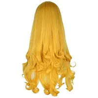 Torribaly Anime Sleeping Beautys Princess Peruk Kvinnor Långt Gult Hår Cosplay Kostym Halloween Party Peruker Långt Lockigt Hår