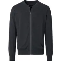 Casa Moda Väst Zip Antra Antracit Grå Storlek
