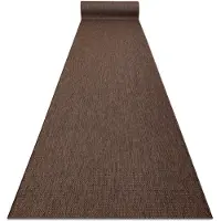 Rugsx Löpare SISAL SION, Melange Platt vävd brun 120cm 120x530 cm
