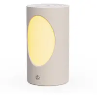 Melitt 600ml Bärbar Aromdiffusor med Färgglada LED-Lampor, Batteriladdningsbar, Trådlös Luftfuktare för Sovrum, Kontor, B