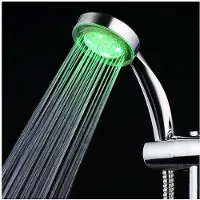 Semoic LED 7 Färger Duschmunstycke Automatiskt Färgskiftande LED Duschlampa Vattenbesparande Duschmunstycke Badrumstillbehör