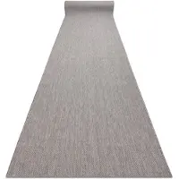 Rugsx Löpare SISAL SION, Melange Platt vävd grå 80cm 80x970 cm