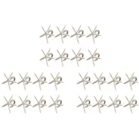 Typecat Handmade Starfish Napkin Rings Set of 24, White Faux Sea Star Napkin Ring Holder for Wedding, Party, Dining Tables