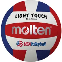 Molten MS240-3 Light Touch Volleyball Red/White/Blue