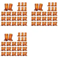 Typecat 108 Stycken 1 OZ Genomskinliga Cowboyglasögon Cowboy Boot Shotglasögon Plast Western Cowboyglasögon Brun
