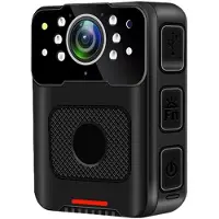 Semoic Vattentät Small Body Camera 1080P Filkryptering Infraröd Night Vision Cam Bodycam Law Enforcement DVR EU-Kontakt