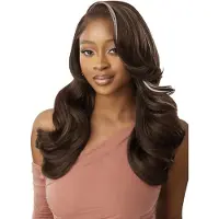 Outre Lace Front Peruk - Perfect Hair Line 13X6 - Kihara (DRFF4/COPPER BALAYAGE)