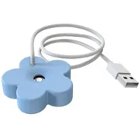 Torribaly BäRbar Luftfuktare med USB-KabeltäTningsdesign TanklöS Luftfuktare Rese Personlig Luftfuktare för Sovrum Blå