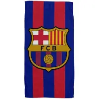 FC Barcelona Snabbtorkande strandhandduk STOR FC Barcelona 180 x 100 cm LEWANDOWSKI SZCZĘSNY Mikrofiber