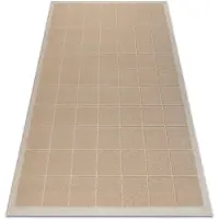 Rugsx FLUX 461.118.SA131 ullmatta OSTA - Geometrisk, strukturell, loft beige / kräm 240x340 cm