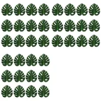 Typecat 36X Konstgjorda Tropiska Palmblad Djungelfestdekoration Djur Sommar Hawaiian Bröllop Hembordsdekor XL