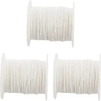 Typecat 3X Candle Wick, Flat Wick, Round Wick, Lamp Wick, Coil - 61 M, for the Production of Candles
