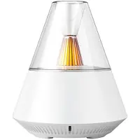 Semoic Eterisk Oljediffusor, Moderna Aromdiffusorer med Fjärrkontroll, USB-Driven 150 Ml Ultraljudsdimma Aromaterapi Vit
