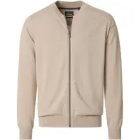 Casa Moda Väst Zip Beige Off-White Storlek
