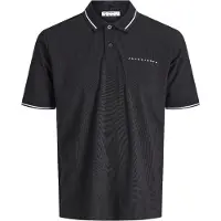 Jack & Jones T-shirt 'JCOFUSION' svart / vit