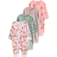 Next Pyjamas ljusblå / ljusbrun / rosa / vit