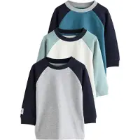 Next T-shirt blå / ljusgrå / mint / vit