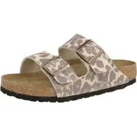 Birkenstock Pantolette 'Arizona' beige / syrén