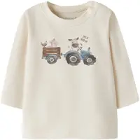 Name it T-shirt 'NBMLAURIDS' safir / brun / svart / naturvit