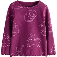 Next T-shirt syrén / rödviolett