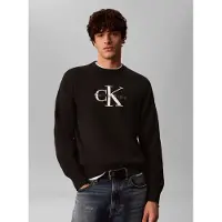 Calvin Klein Jeans Sweatshirt grå / svart / vit