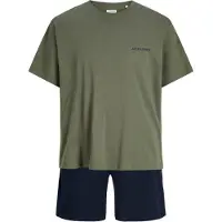 Jack & Jones Pyjamas kort 'JACEVEREST' marinblå / vass