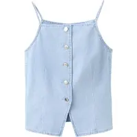 Mango Topp 'SAGARO' blå denim