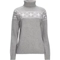 8848 Altitude Sage Wool Rollneck, Dam, Grå