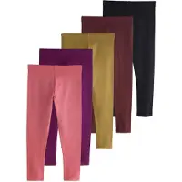 Next Leggings oliv / mörklila / pitaya / bordeaux / svart