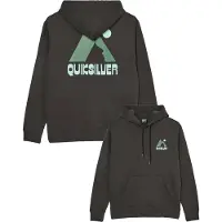 Quiksilver - Sweatshirts - Salt Water Peak Hoodie Tarmac för Unisex - Storlek L - Brun