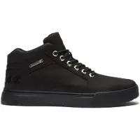 Timberland för män. TB0A6GD3W051 Maple Grove-skor i läder, svarta (37.5 W), Karta, Nobuck, Nyckelband, Casual