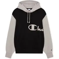Champion Sweatshirt ljusgrå / svart