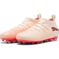 Puma Future 9 Match MG The Arrival - Sockerad mandel/White/Ultra röd/Svart Barn - Multi Ground (MG), storlek 38