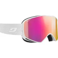 Julbo - Skidglasögon - Cyclon Reactiv HD 1-3 White/Red för UnisexUll - Vit
