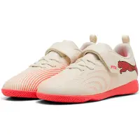 Puma Future 9 Play Kardborreband It The Arrival - Sockerad Mandel/White/ultra Red/Svart Barn - Inomhus (Ic), storlek 35