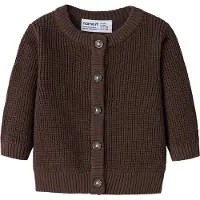 Name it Cardigan - Stickad - NbnBubba - Fransk rostad - - 74 - Cardigan