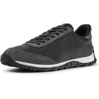 Camper för kvinnor. K201885-009 Sneakers i skinn Drift Walk svart och grå (40), Hud, Karta, Ingen, Casual