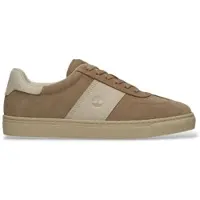 Timberland för män. TB0A43GGEW11 Lisbon Street beige skinnsneakers (49 W), Hud, Karta, Nyckelband, Casual