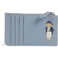 Ralph Lauren för kvinnor. 427P17883001 Blå Polo Bear korthållare (OSFA), Casual, Hud
